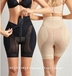 Hohe Taillen Sculpting Shorts mit Oberschenkel-Glättung