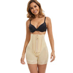 Front-Reißverschluss Hohe Taillen Sculpting Shaping Shorts