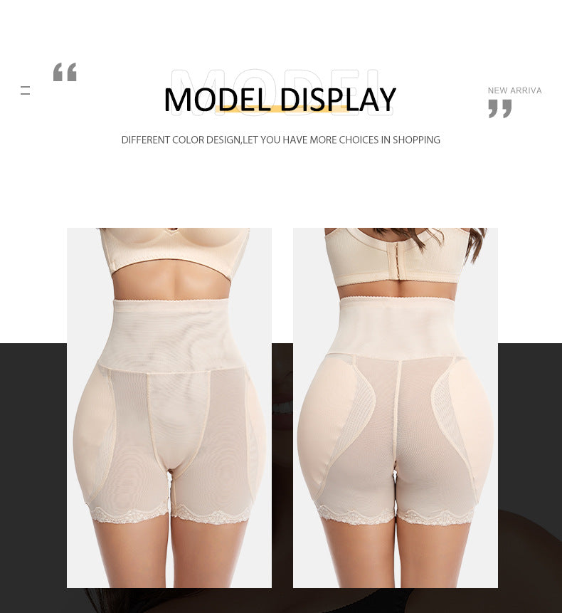 Hohe Taillen Shaping Mesh Shorts