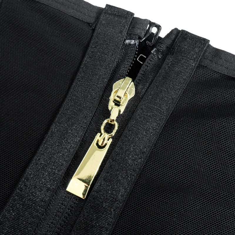 Front-Reißverschluss Hohe Taillen Sculpting Shaping Shorts