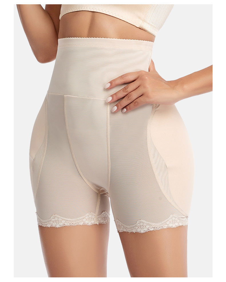 Hohe Taillen Shaping Mesh Shorts