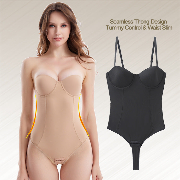 Trägerloser formender String-Bodysuit