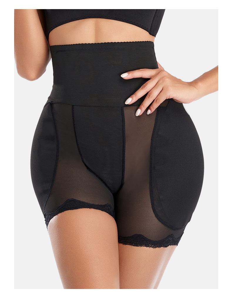 Hohe Taillen Shaping Mesh Shorts