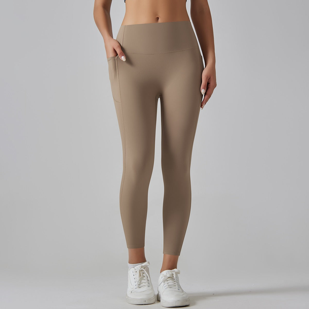 Hohe Taillen Taschen Sculpting Leggings