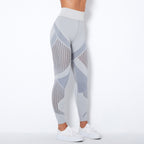 Hohe Taillen Nahtlose Mesh Sculpting Leggings