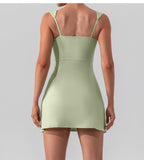 Ärmelloses Sportliches Shaping Mini-Kleid