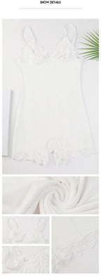 Spitzenbesetzter formender Bodysuit