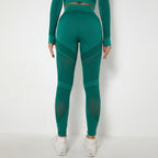 Hohe Taillen Nahtlose Mesh Sculpting Leggings