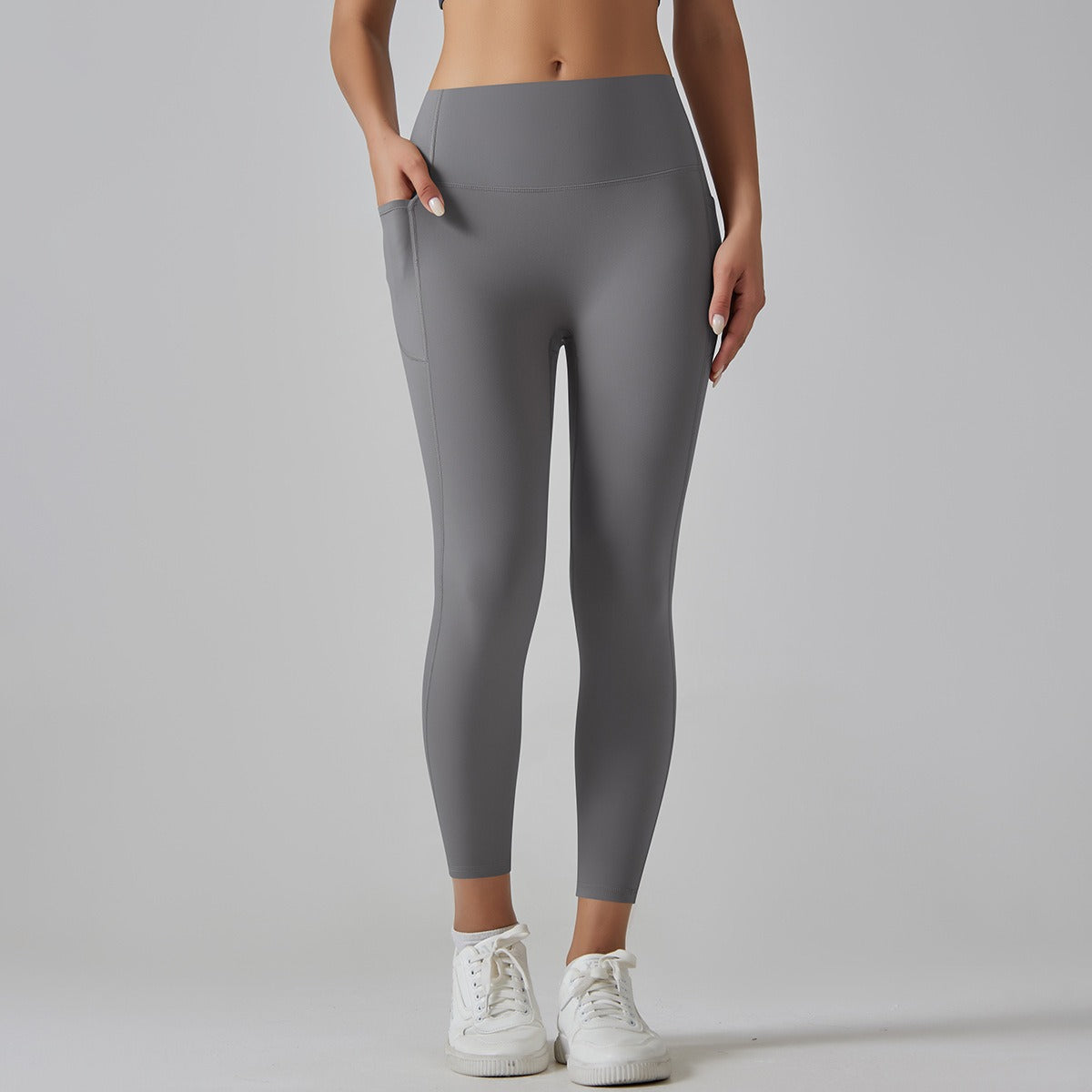 Hohe Taillen Taschen Sculpting Leggings