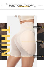 Hohe Taillen Shaping Mesh Shorts