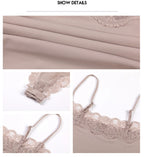 Spitzenbesetzter Cami-Bodysuit