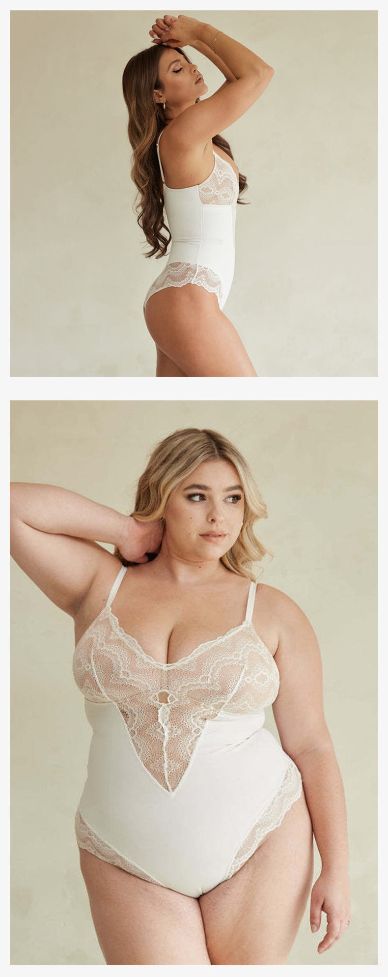 Spitzen-Panel formender Bodysuit