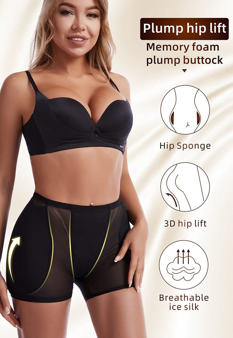 Hohe Taillen Mesh Butt-Lifting Shaping Shorts