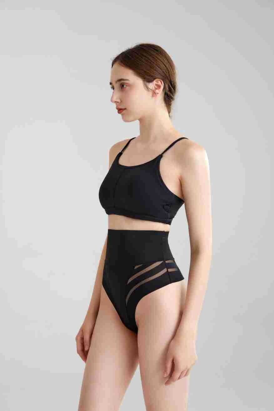 Hochtaillierter nahtloser String-Shapewear