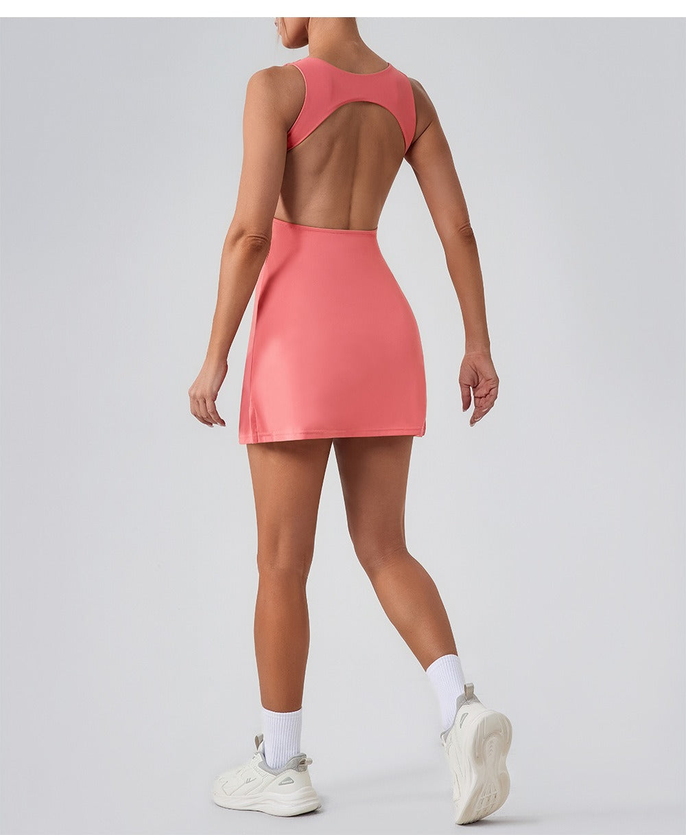 Ärmelloses Sportliches Shaping Mini-Kleid