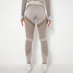 Hohe Taillen Nahtlose Mesh Sculpting Leggings