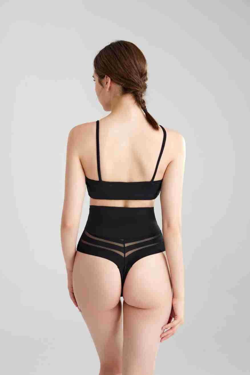 Hochtaillierter nahtloser String-Shapewear