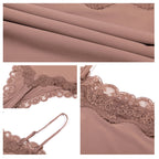 Spitzenbesetzter Cami-Bodysuit