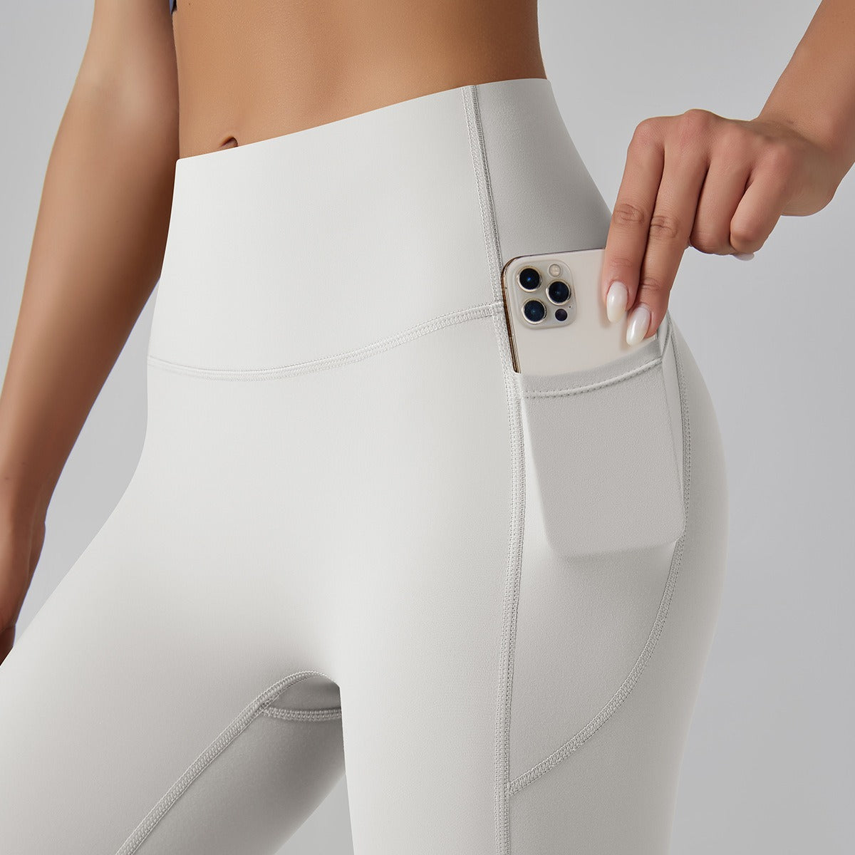 Hohe Taillen Taschen Sculpting Leggings