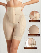 Hohe Taillen Sculpting Shorts mit Oberschenkel-Glättung