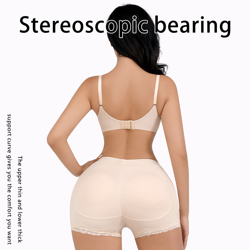 Hochtaillierte nahtlose formende Shorts