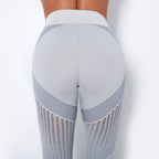 Hohe Taillen Nahtlose Mesh Sculpting Leggings