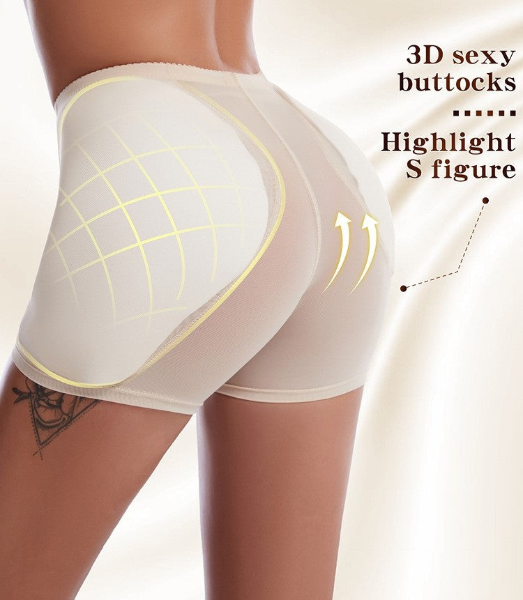 High-Waist Mesh Butt-Lifting Shaping Shorts