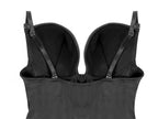 Mesh-Panel Push-Up-Bodysuit