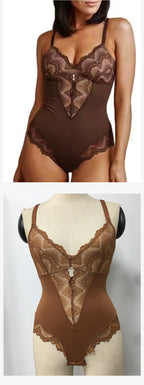Spitzen-Panel formender Bodysuit