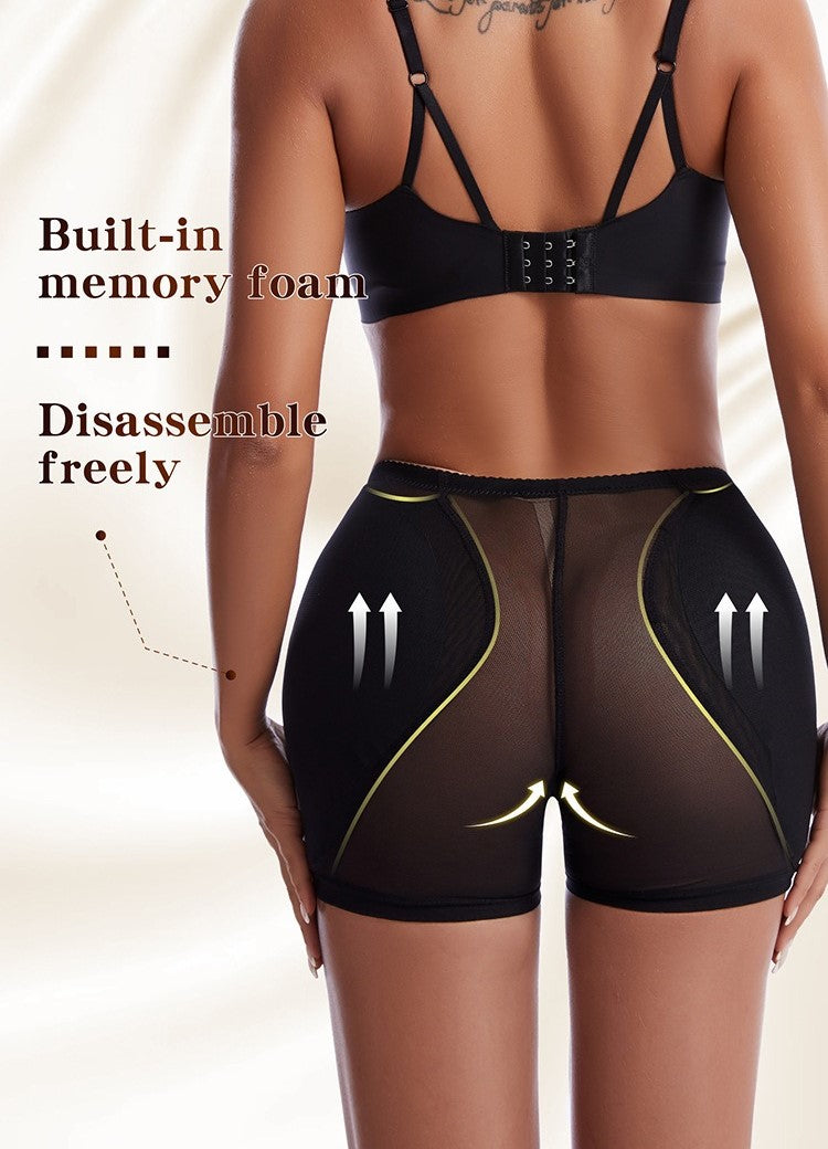 Hohe Taillen Mesh Butt-Lifting Shaping Shorts