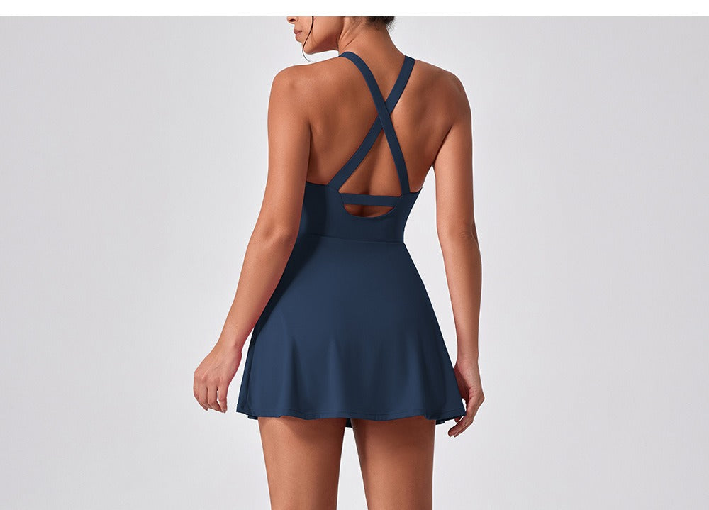 Nahtloses Sportliches Sculpting Mini-Kleid