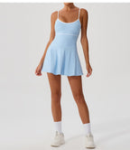 Sportliches Sculpting Fit-and-Flare Shaping Kleid