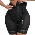 Front-Reißverschluss Hohe Taillen Sculpting Shaping Shorts