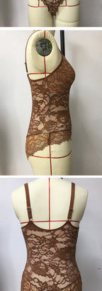 Allover-Spitzen formender Bodysuit