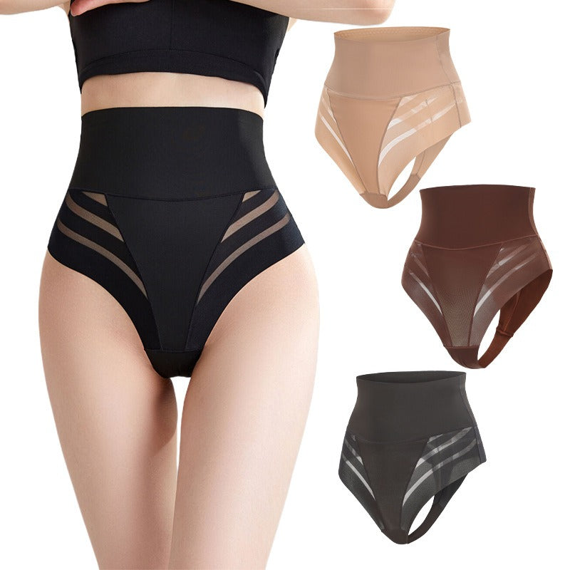 Hochtaillierter nahtloser String-Shapewear