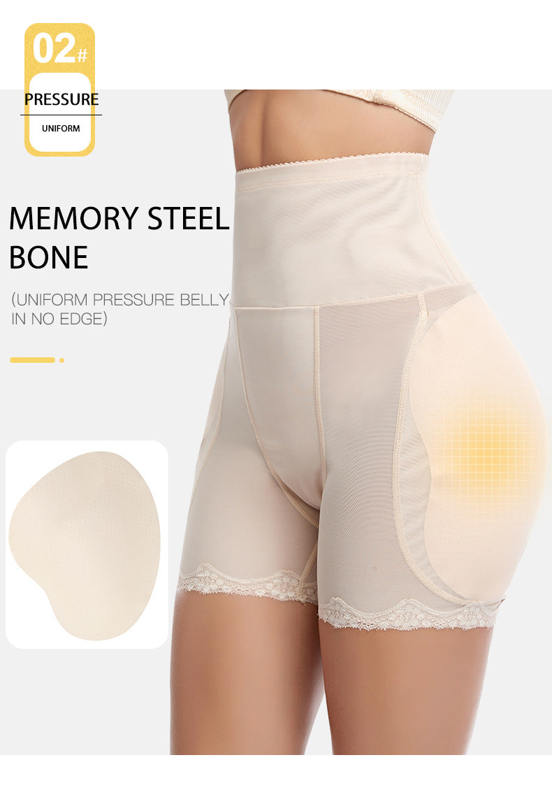 Hohe Taillen Shaping Mesh Shorts