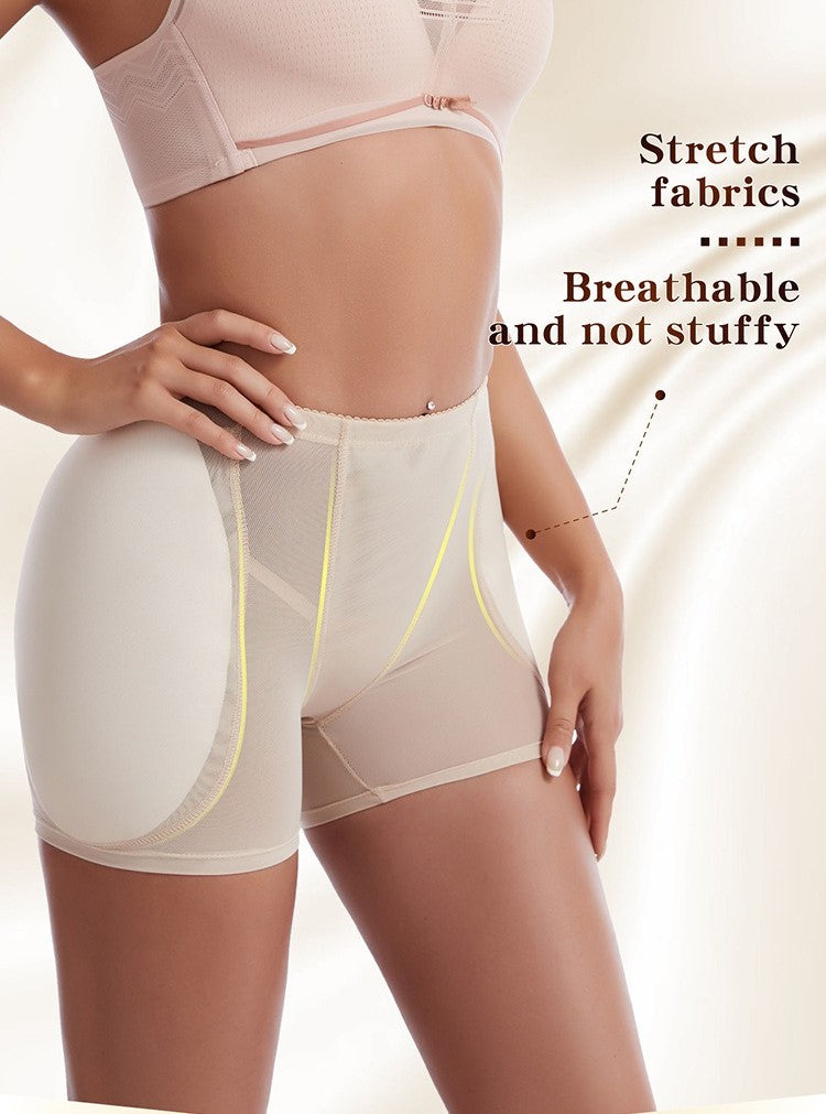 High-Waist Mesh Butt-Lifting Shaping Shorts