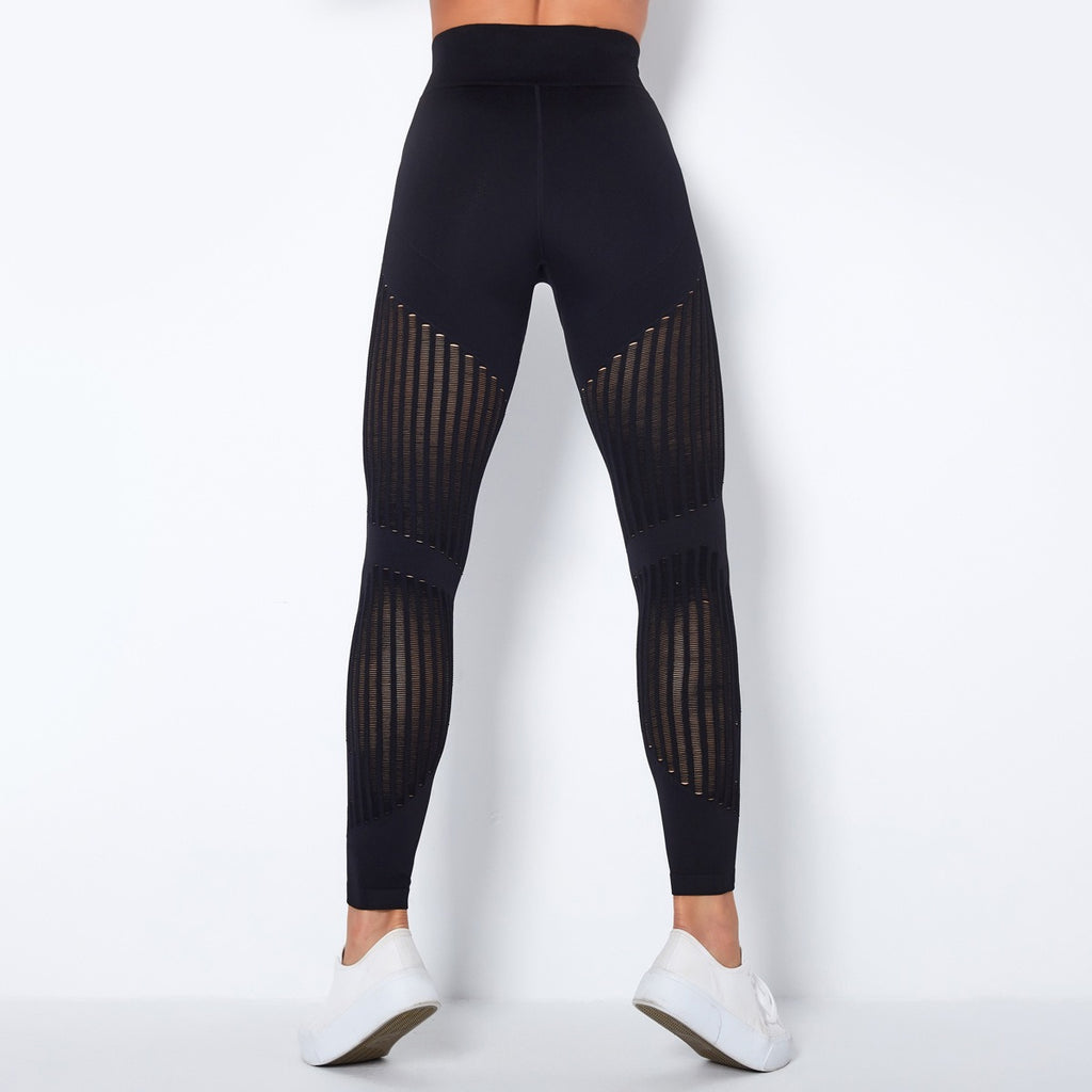 Hohe Taillen Nahtlose Mesh Sculpting Leggings