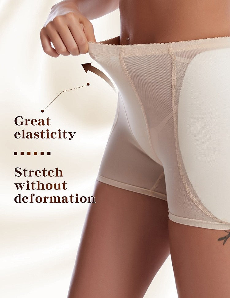 High-Waist Mesh Butt-Lifting Shaping Shorts