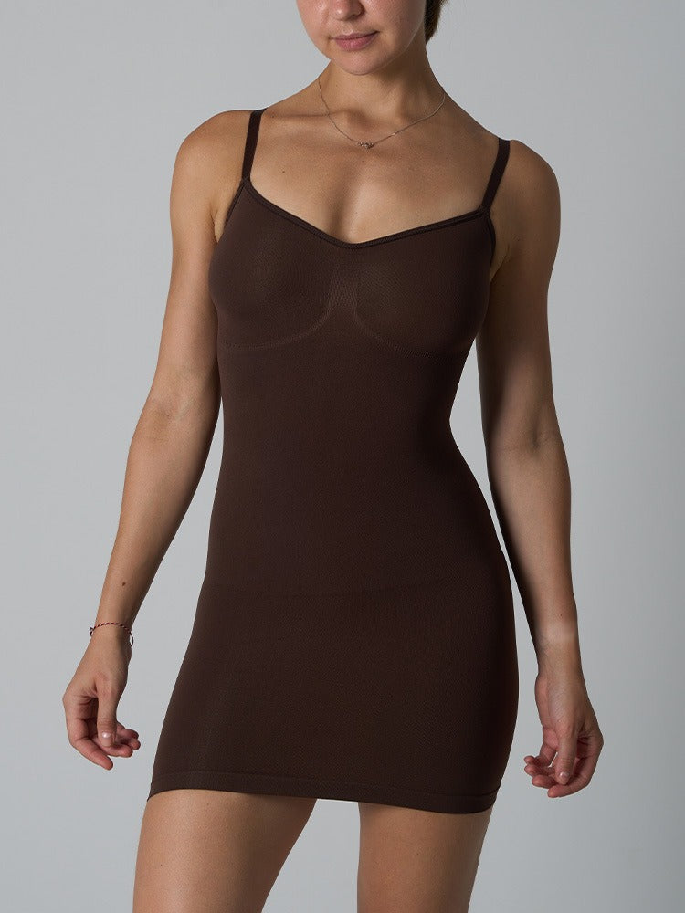Nahtloses sportliches formendes Slipkleid
