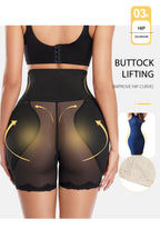 Hohe Taillen Shaping Mesh Shorts