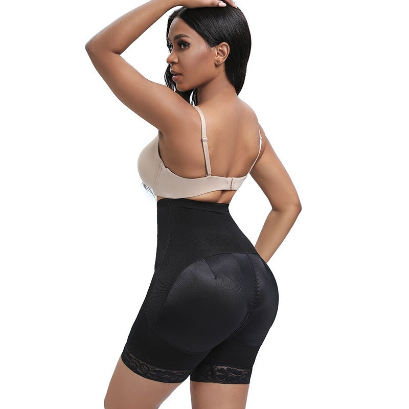 Front-Reißverschluss Hohe Taillen Sculpting Shaping Shorts