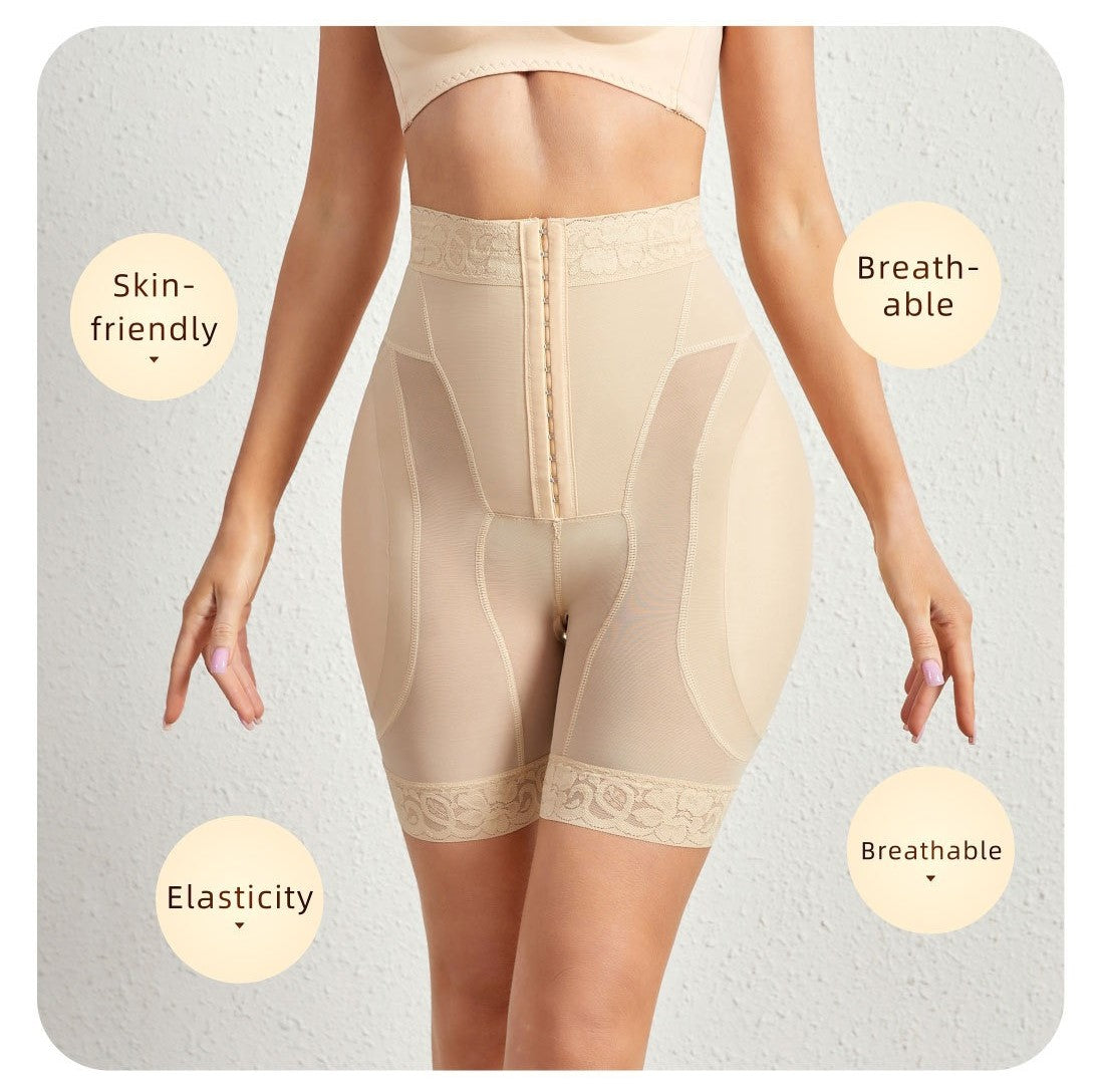 Hohe Taillen Sculpting Shorts mit Oberschenkel-Glättung