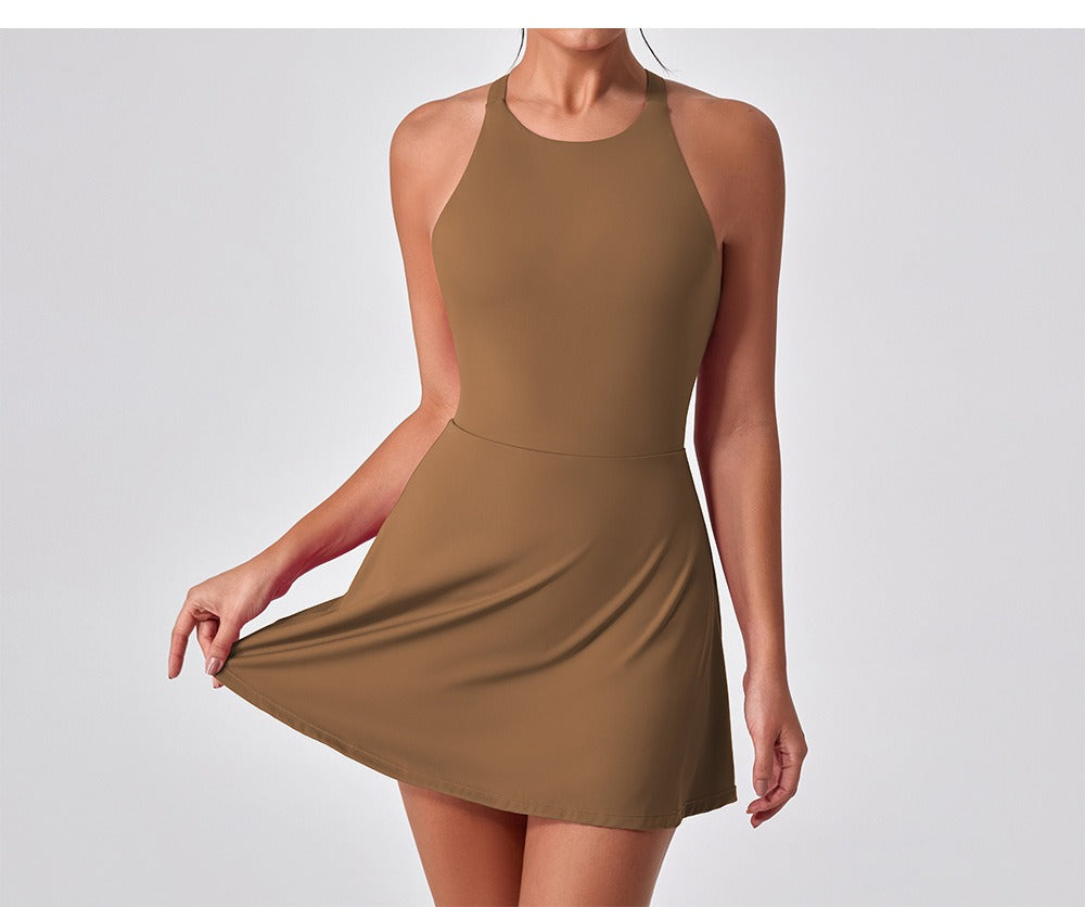 Nahtloses Sportliches Sculpting Mini-Kleid