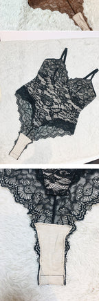 Allover-Spitzen formender Bodysuit