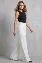 Women's High Waist Wide Leg Trousers