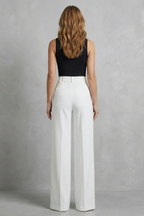Women's High Waist Wide Leg Trousers