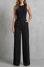 Women's High Waist Wide Leg Trousers