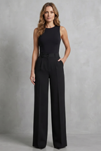 Women's High Waist Wide Leg Trousers