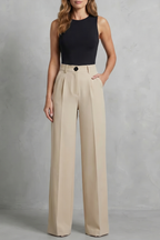 Women's High Waist Wide Leg Trousers